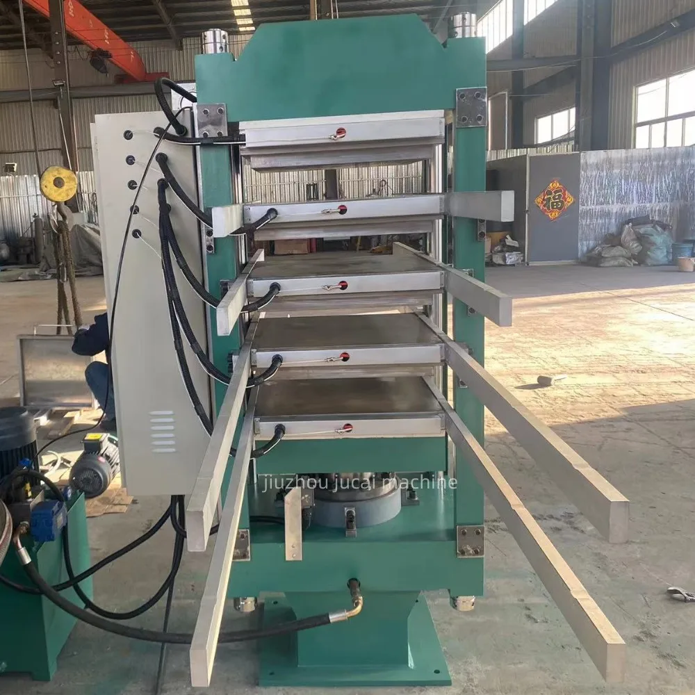 50Ton Rubber Interlocking Tiles Vulcanization Press Machine Rubber Flooring Mat Hot Press Machine