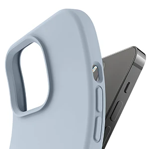 product laudtec premium silicone magnetic anti scratch custom logo case for wireless charging phone case for iphone 17 pro maxbaby blue-4