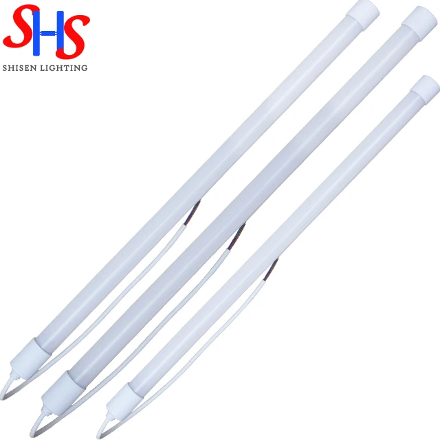 Светодиодная лампа-трубка IP65 rgb pc красная 18 Вт 4 фута водонепроницаемая пластиковая трубка t8 светло-розовая фиолетовая синяя