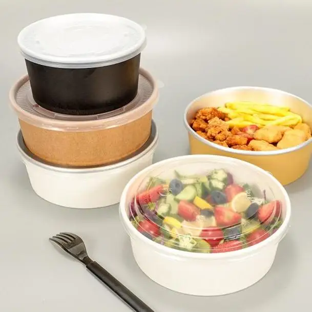 Take-Away Salad Packaging Bowl & Box