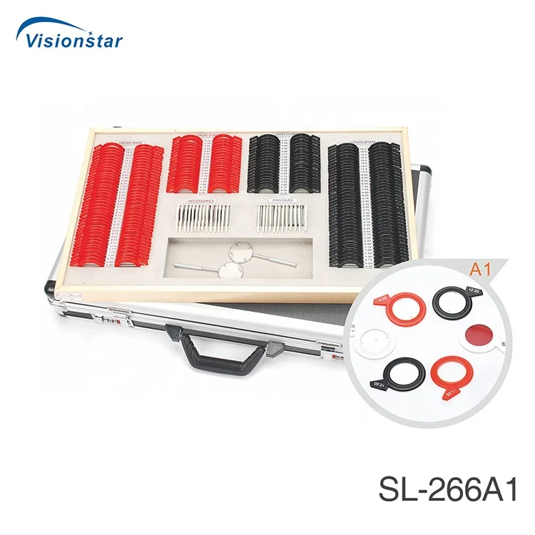 光学検眼ボックストライアルレンズセット視力検査用JSL-158卸売価格