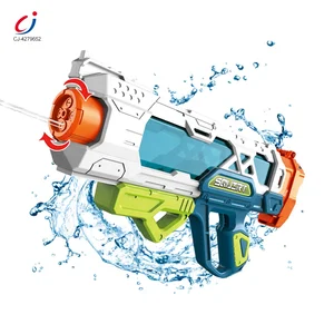 Chengji Hand Pull Shooter Water Gun Plastic Shooting Rubber Rapid-refill Powerful Blaster Plastic Water Gun Hand Pump air Power