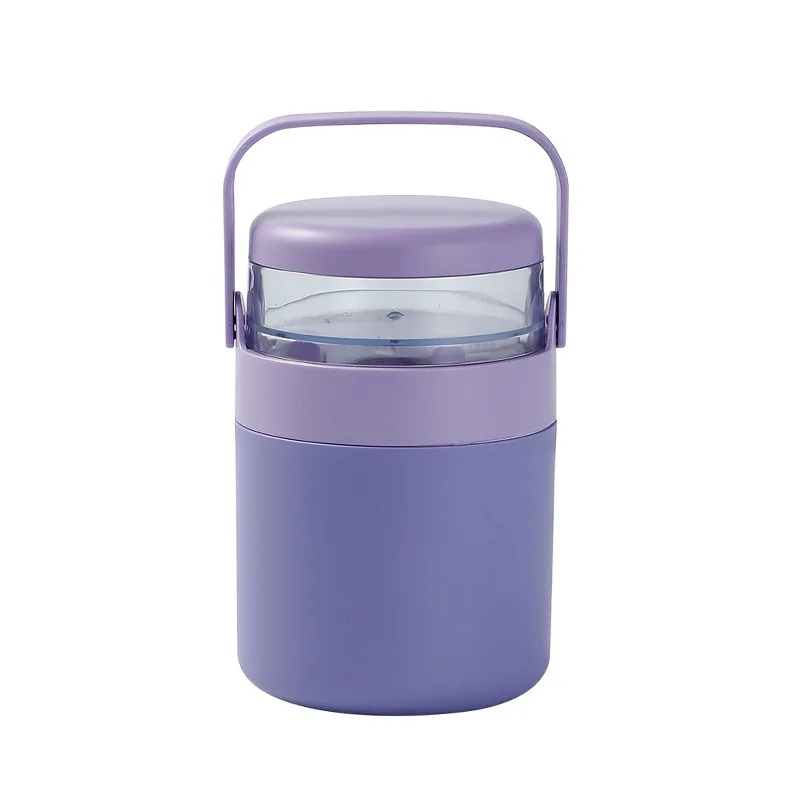 Wide Mouth Yogurt Beaker LeakProof Flask Vacuum Food Jar Stainless