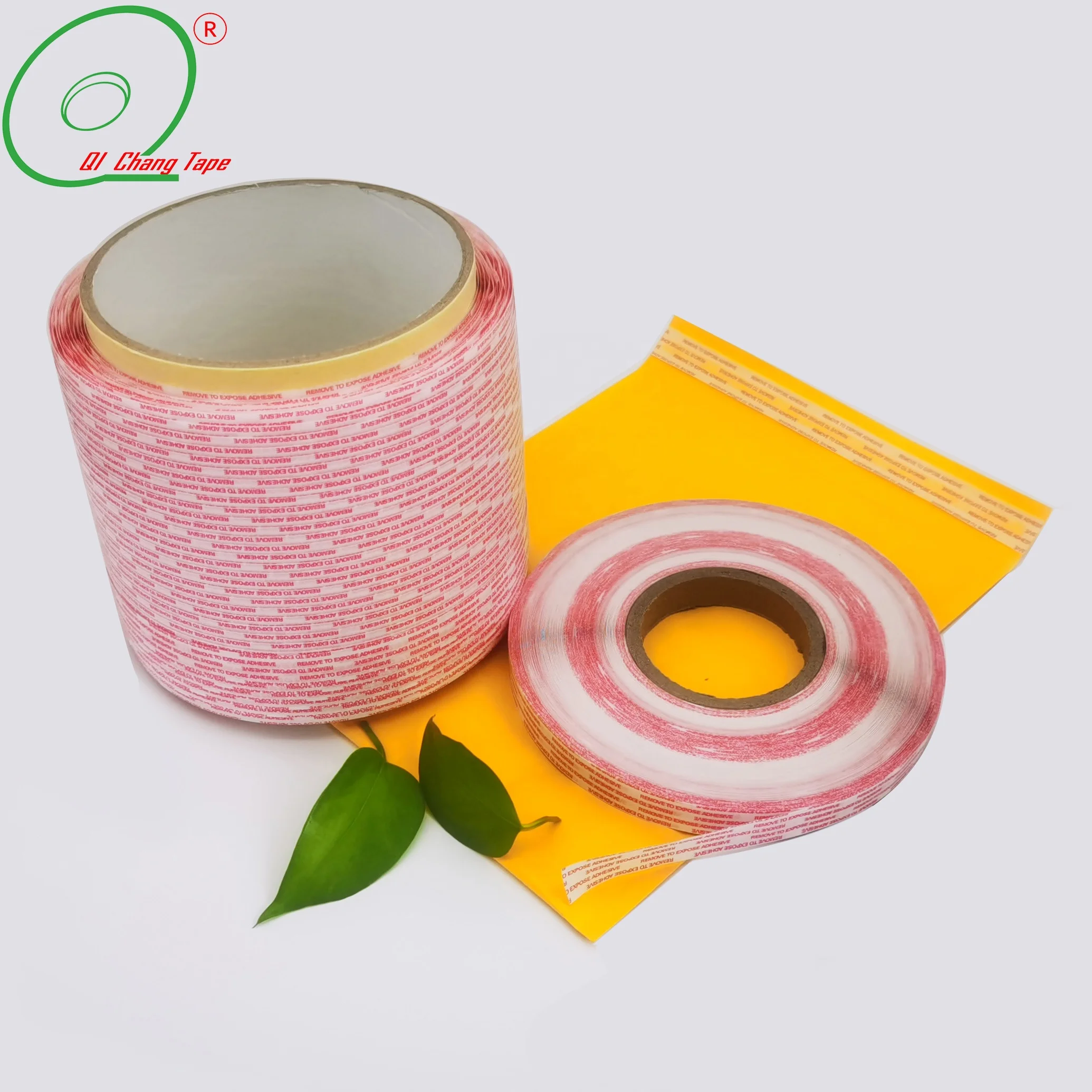 Authentic Strong & Efficient Permanent Adhesive Paper Bag Sealing Tape for Courier Bag Seal manufacture
