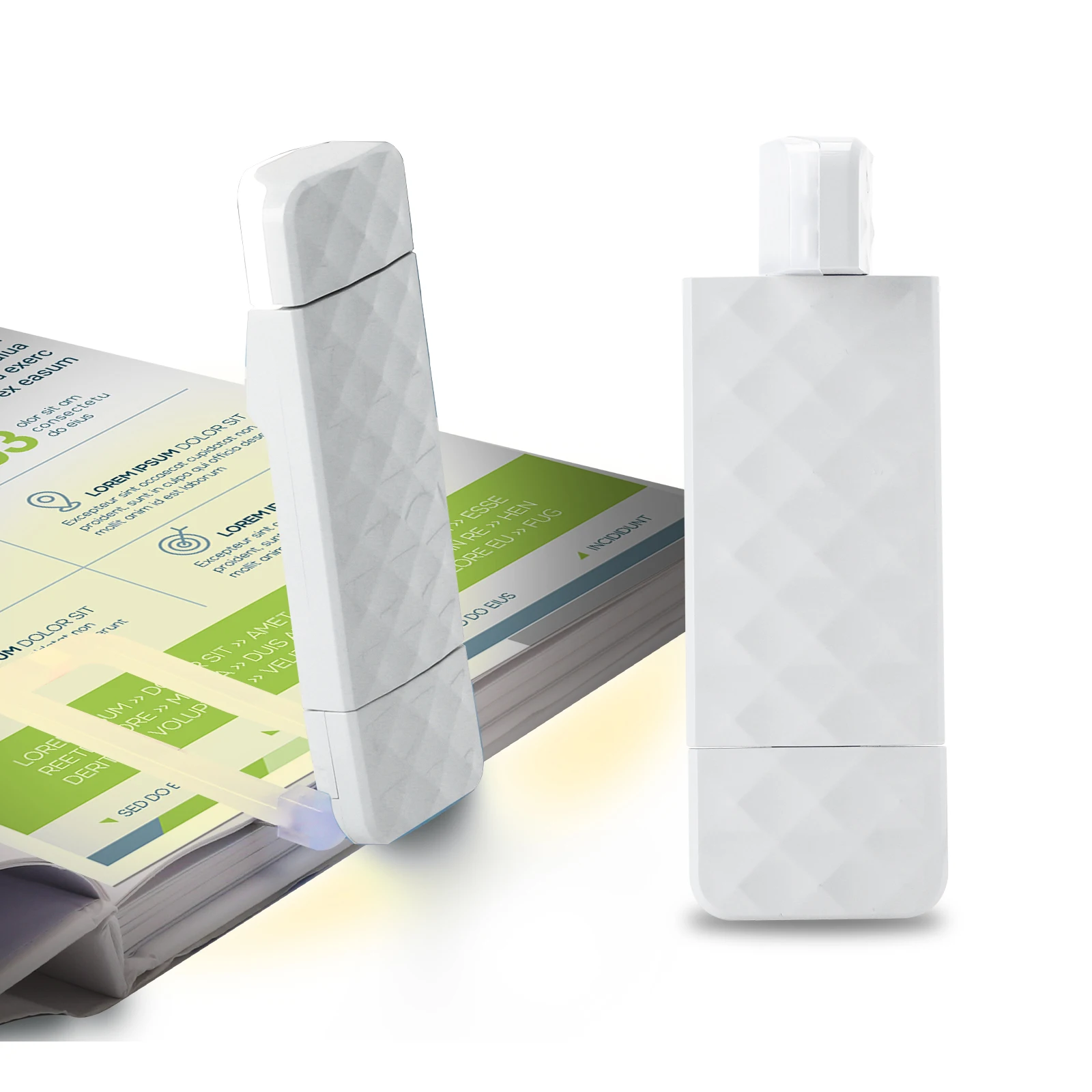 Newest Patented High Quality Clip On Book Reading Light Usb