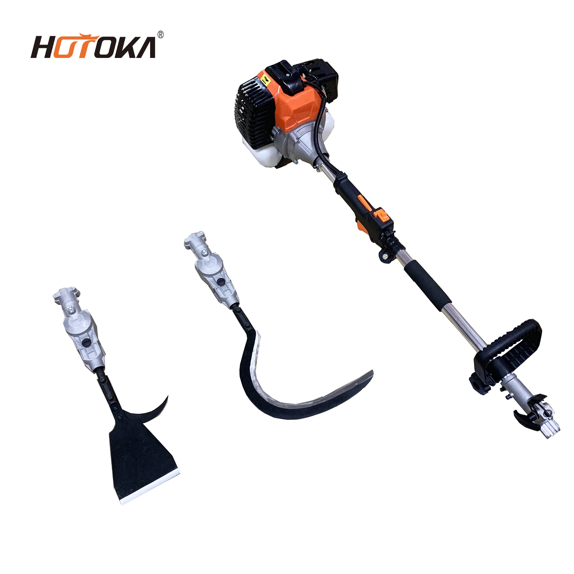 Multifunction Shoulder Type Grass Trimmer 52cc Gasoline Petrol  Brush Cutter Machine