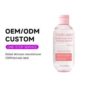 OEM ODM Moisturizing Vitamin C E Niacinamide Face Care Brightening Whitening Anti Wrinkle Serum Hyaluronic Acid Firming Essence