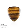 Púa de guitarra de piedra ojo de tigre