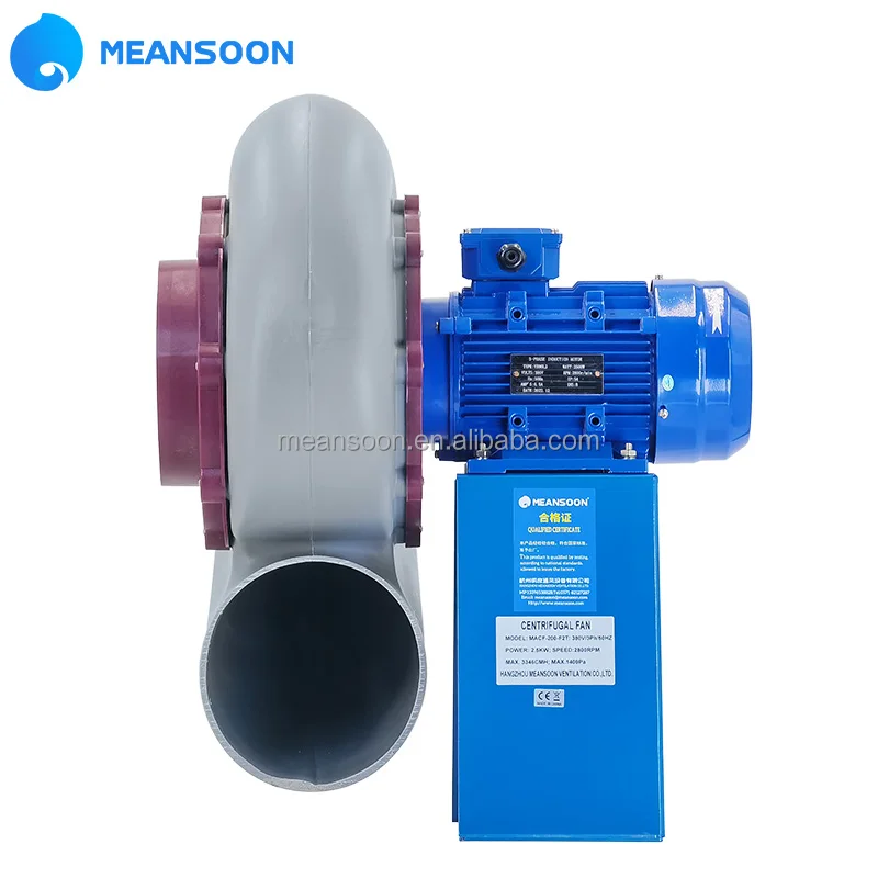 Centrifugal Fan, MPCF-200-F2T, Plastic - detail 8