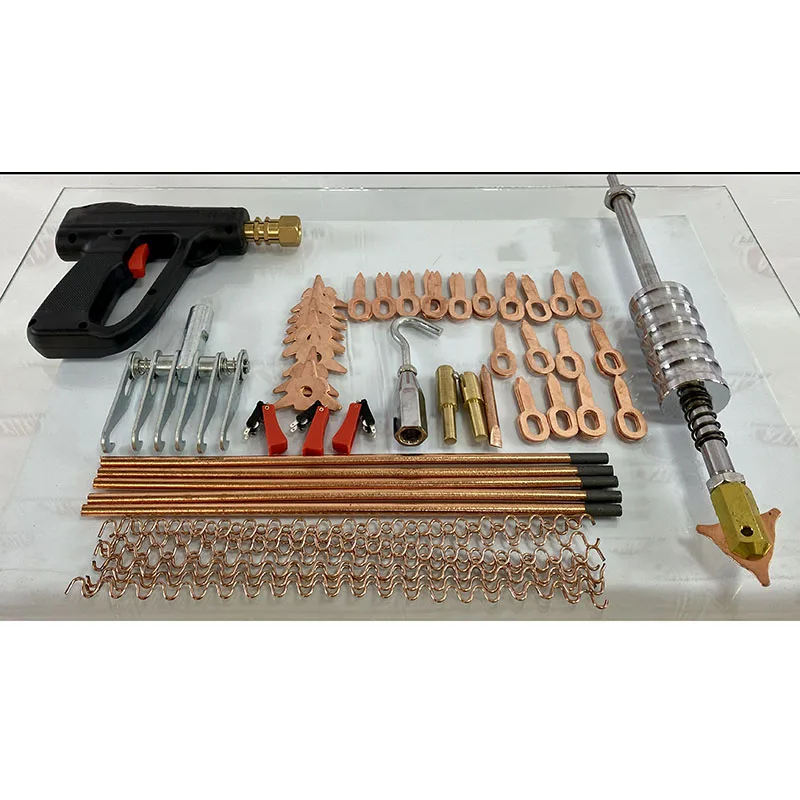 86PCS Dent Puller Kit Car Body Dent Spot Repair Device Welder Stud Weld  Welding