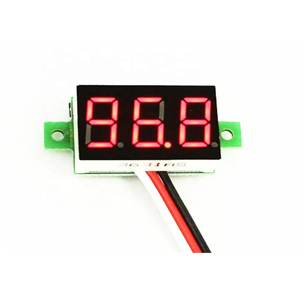 Mini Direct Current 0.36" LED Digital Display Tube Voltage Ammeter Meter Panel 
