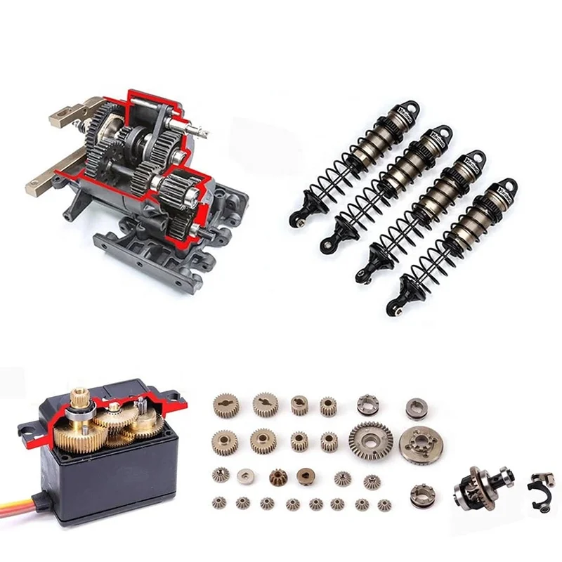 Yikong YK6101 Defender 6*6 RC Trail Rocks Racer Crawler