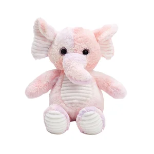 Wholesale 30CM Pink Elephant Body Pillow Soft Sleeping Plush Toys Colorful Baby Elephant Filled with PP Cotton