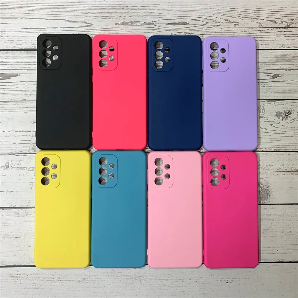 Hot Selling Colorful 2MM TPU Silicon Case With Microfiber Inside for Samsung A33 5G Mobile Phone Cases