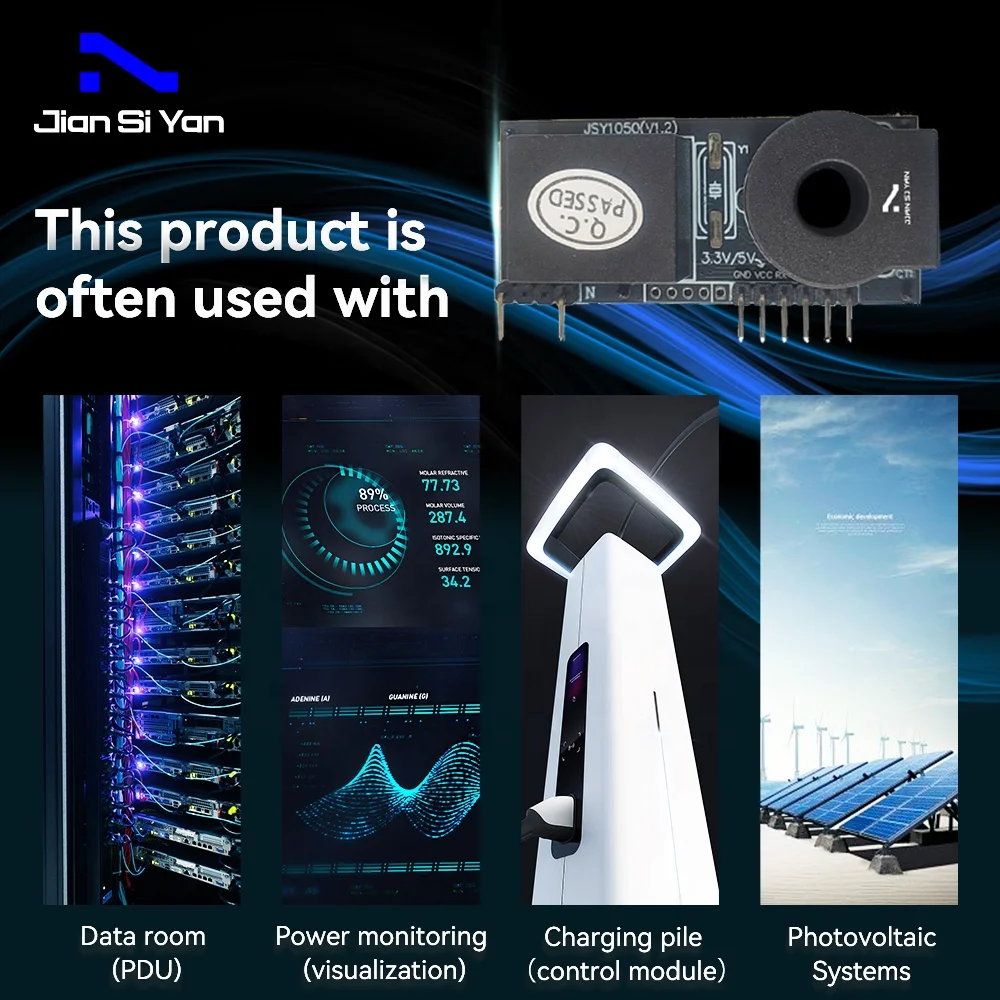 Micro Embedded Single Phase Ac Power Metering Module Ttl Measuring Accuracy Level 1 Electric Energy Monitoring Capture Pcba