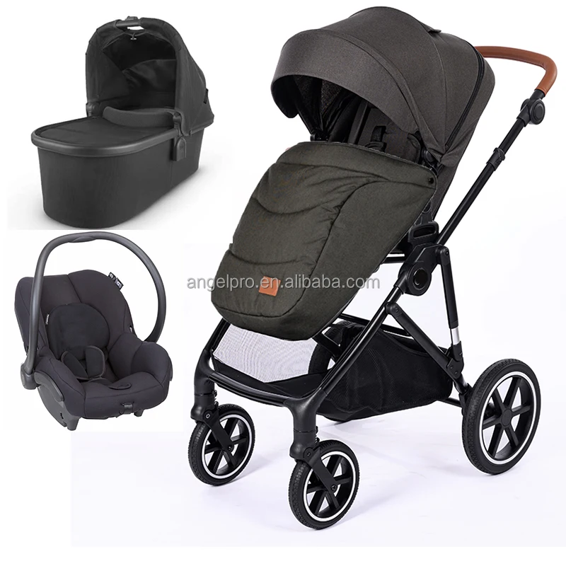EN1888-1:2018 + A1:2022卸売耐久性ベビー乳母車高級ベビーカー3 In 1 