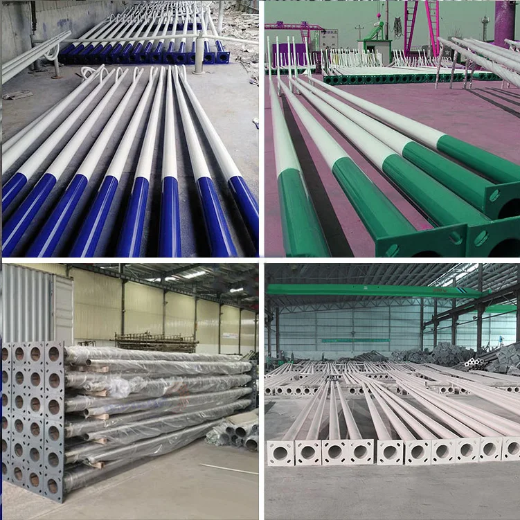 BSW СВЕТОДИОДНЫЙ дорожный фонарь столб уличного освещения характеристики столба 50ft 55ft 60ft оцинкованная сталь