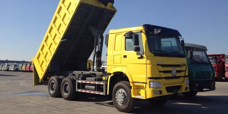 fuel saving powerful dump trucks howo dump truck 4x2 drive wheel