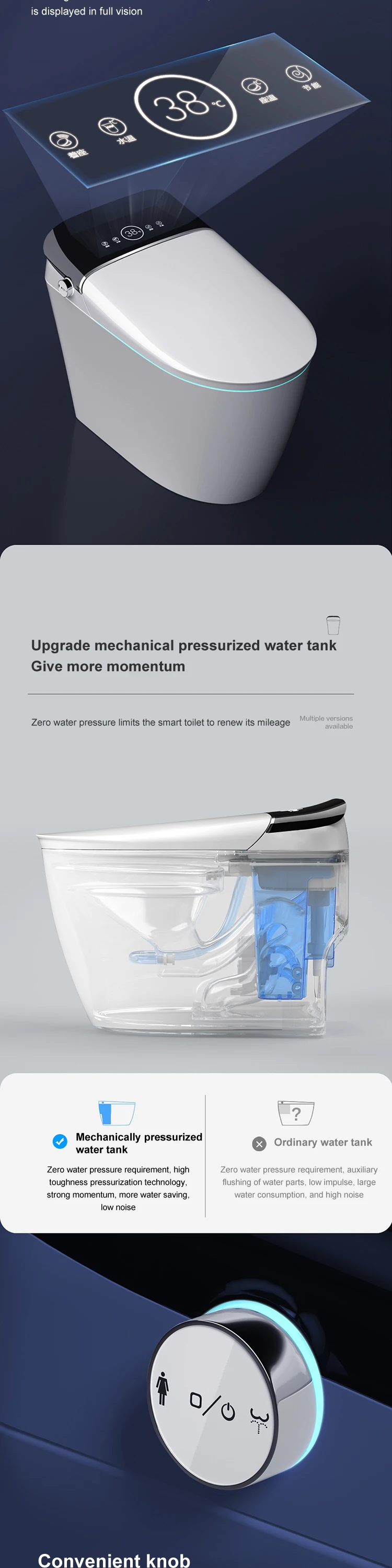 product auto flush electric bidet inodoros wc toilet bowl ceramic siphonic automatic toilet commodes bathroom intelligent smart toilet-16