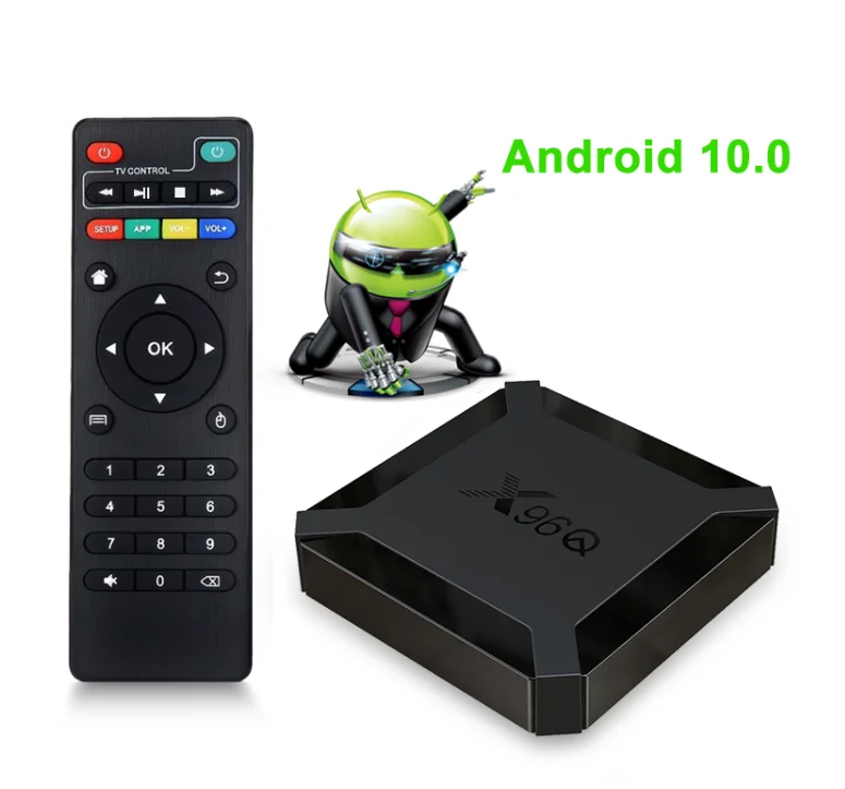 Original Factory Price X96Q Tv Box H313 Quad Core Android 10 Smart Tv 2.4G 5G Wifi 2G 16G 4K HD Set Top Box