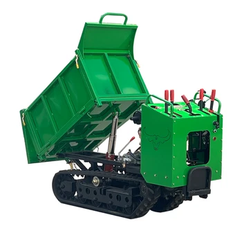 Farm Use 0.85 Ton Mini Dumper With Grabber Crawler Dumper Truck