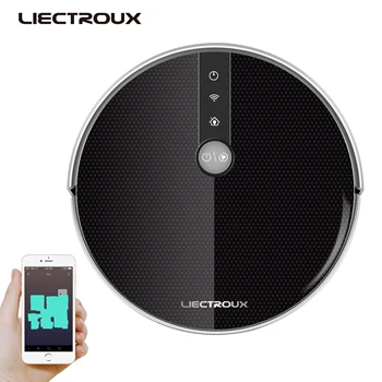 LIECTROUX C30B High End Electric Control Water Tank App Control 2500MAH Li-ion Auto Vacuum Cleaner Best Cleaner Robot