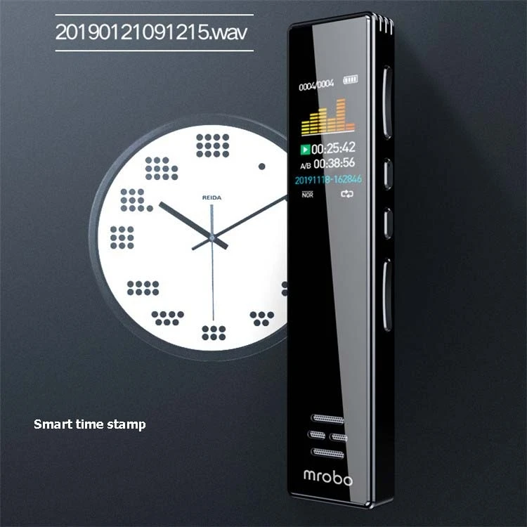 Shopify дропшиппинг MROBO A10 Профессиональный диктофон HD Шумоподавление для студентов MP3 музыкальный плеер с цветным