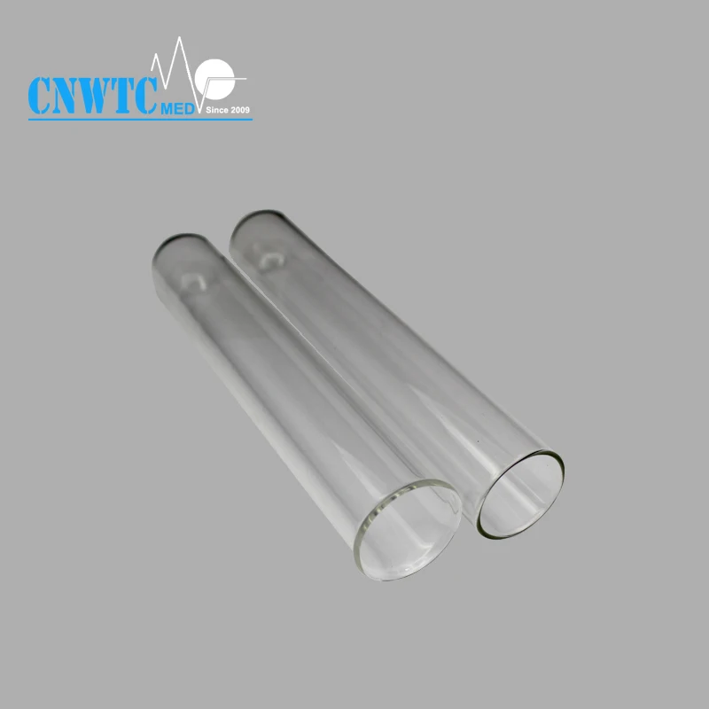 Borosil Quartz test Tube with Rim Flat Bottom test Tubes