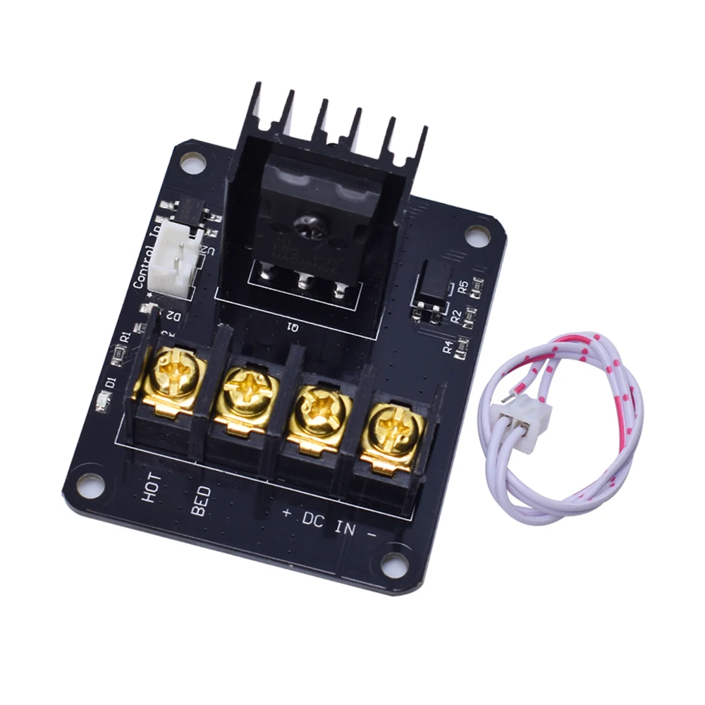 DollaTek Heat Bed Leistungsmodul Add-on Hot Bed Power Erweiterungsplatine MOS Tube High Current Load Modul für 3D-Drucker