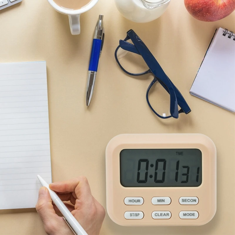 Student Alarm Clock Cute 24-hour Multi-function Timer Mute Time Manager Small Alarm Clock Timer