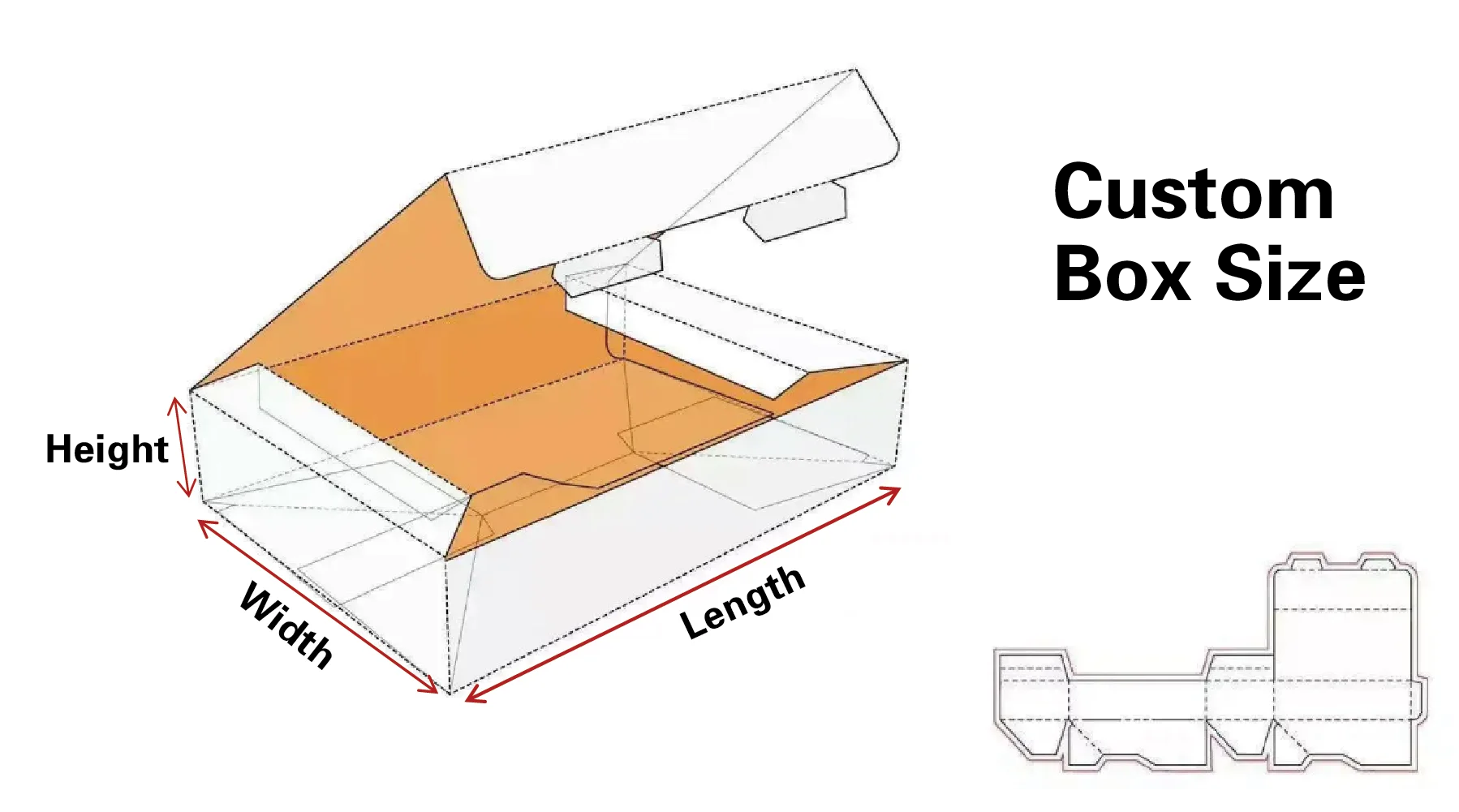 Flap Lid Packaging Cardboard Bespoke Folding Shipping Custom Magnetic ...