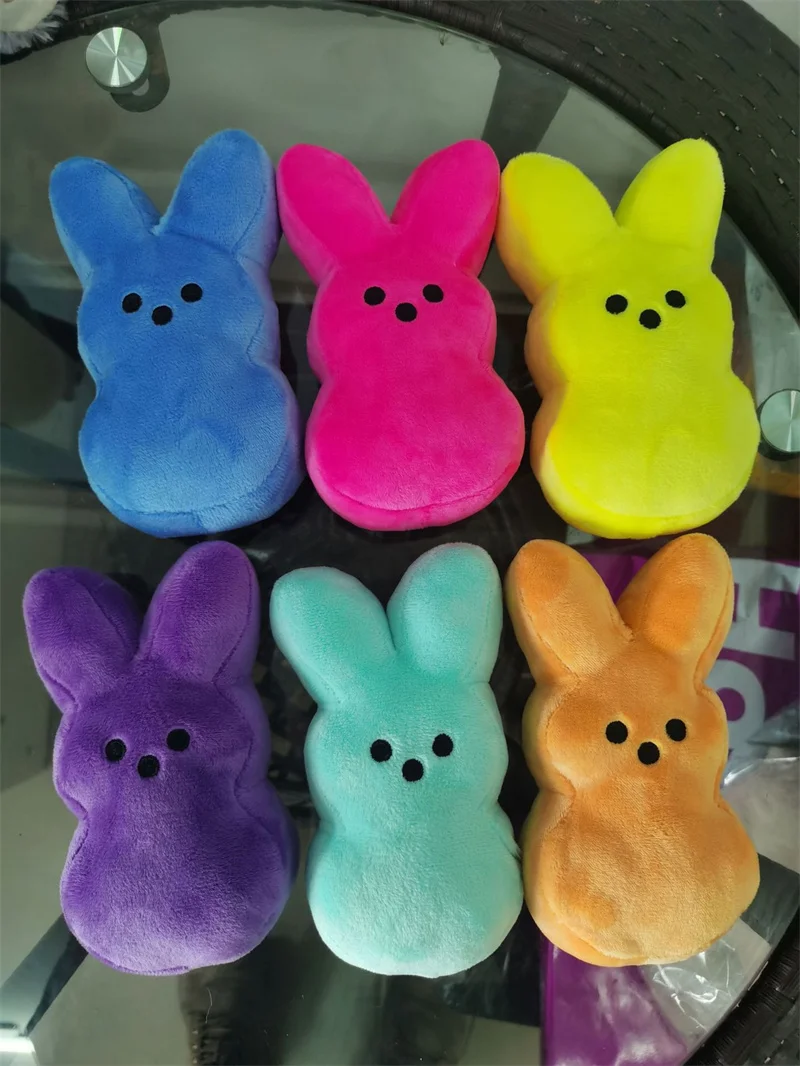 15cm Peeps Plush Bunny Rabbit Peep Easter Toys Simulation Stuffed ...