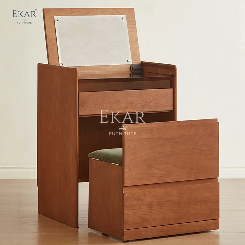 product new design ekar classic bedroom wooden dressing table-62