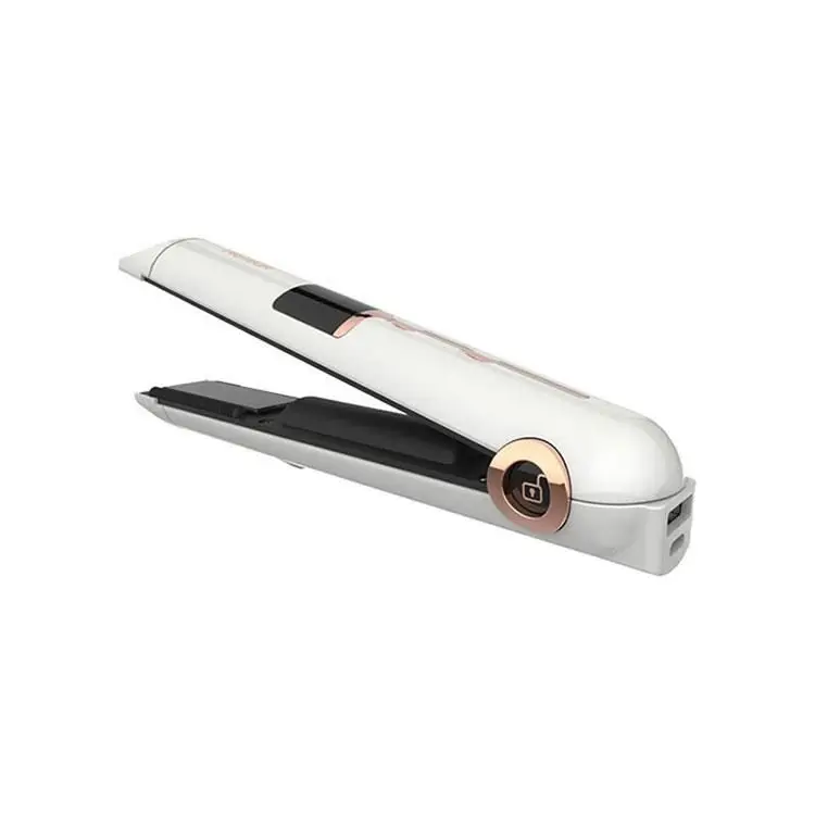 Cordless Wireless Titanium Comb Electric Gold Usb Ceramic Hair Straightener Brush