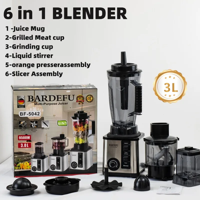 2.5L 3L 3 in 1 6 in 1 Kitchen Appliances - Heavy Duty Blender