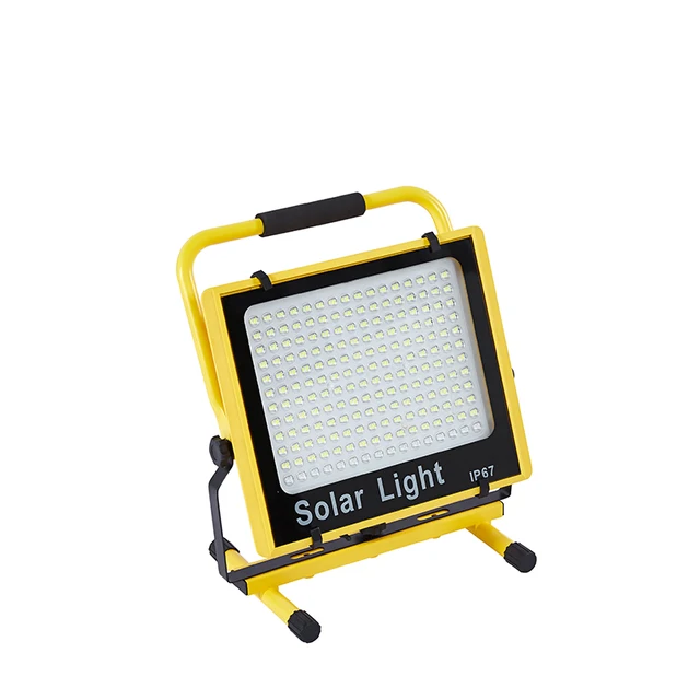 2023 Rechargeable Waterproof IP65 Portable Multifunctional Phone Charging Output Mini Yellow LED Garden Flood Light