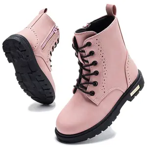 Wholesale Korean Edition Boots Fashion Outdoor Children Hiking Cute Warm Waterproof Christmas Boots for Girls