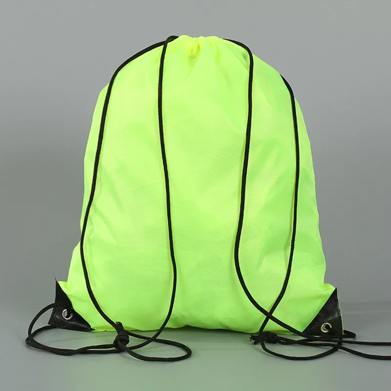 Cheap 210D Nylon Pull String Drawstring Bags with Logo