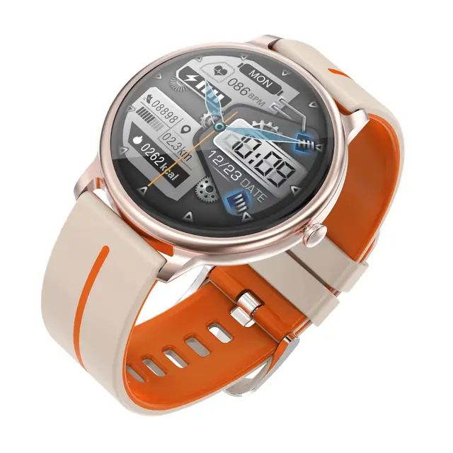 Amoled screen G98 smartwatch 1.43" BT call sport modes exercise real-time heart rate waterproof inteligente women smart watch