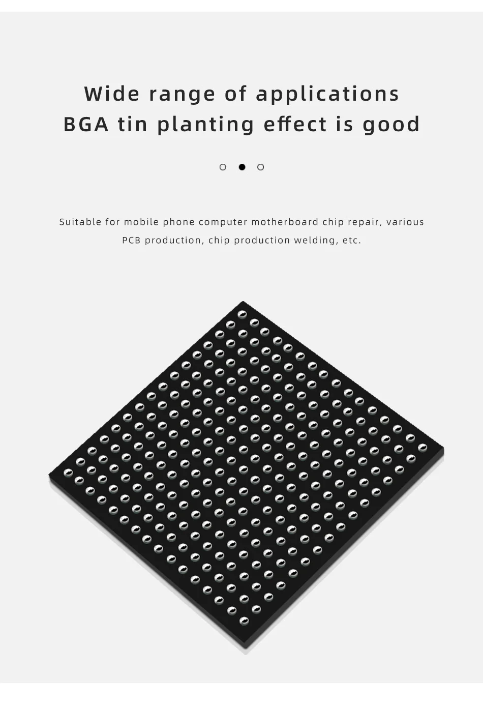 Bga Solder Balls Chip Soldering Leadfree Solder Beads 0.25mm 0.3mm 0