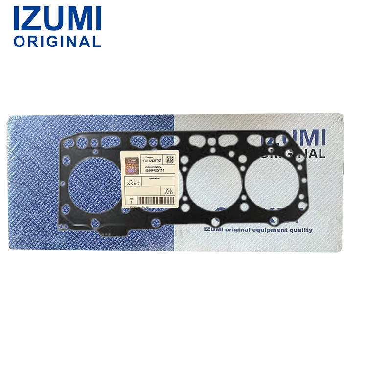 Kit Gasket Kepala IZUMI ORIGINAL 4TNE84 129408-01330 12940801330 Suku Cadang Mesin Diesel untuk Yanmar