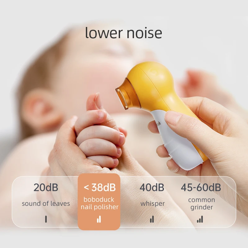 Портативный Детский Электрический полировщик для ногтей Boboduck, уход за ногтями, триммер