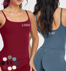 Janya High Quality Women Yoga Tank Top Sleeveless Workout Vest Lightweight Breathable Fitness Gym Sports Wear Stretch Crop Shirt