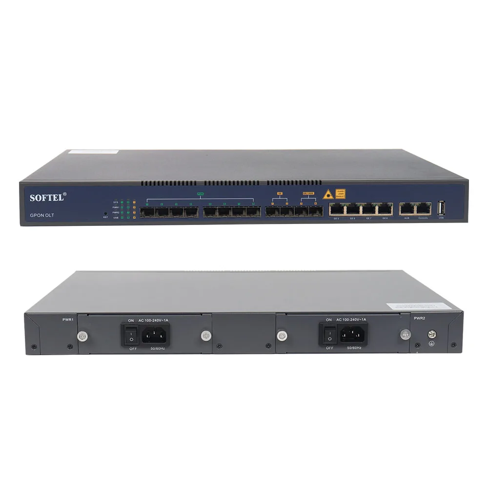 Triple Play Factory Price Compatible with Hua wei olt gpon 8 portas