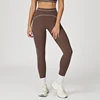 Leggings-Marrone