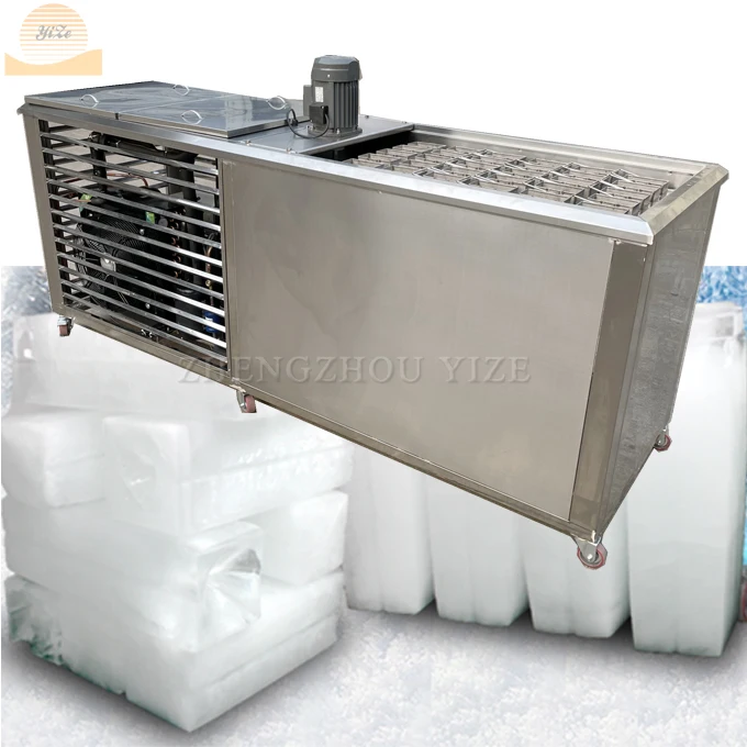 Industrial Big Capacity Block Ice Maker Machine Usa 2 3 Tons Small 500kg 1ton Ice Block Making Machine Price