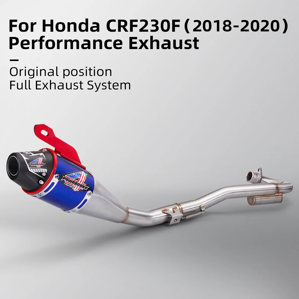 CRF230 Crf230f Motorcycle Exhaust Full Set System by SCORPIOHP