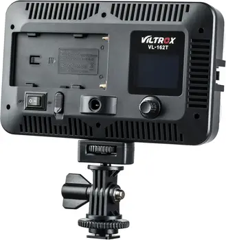 VILTROX VL-162T CRI95+ LED Video Light, Portable Camera Photo Light Panel Dimmable for DSLR Camera Camcorder with Battery detail image