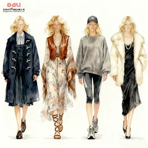 Custom Manufacturer Women's Winter Autumn Halter Neck Elegant Polyester/Cotton Blend Lace Digital Print Long Sleeveless Ruched