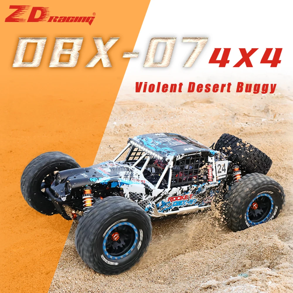 2023 ZD RACING DBX-07 Car 1/7 80km/h Power Desert Truck 4WD RC Buggy